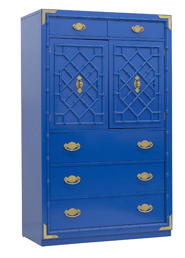 Thomasville "Huntley" Faux Bamboo Chest (1 of 15)