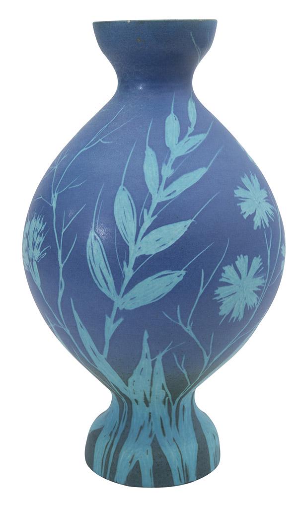 Alvino Bagni Raymor Vase: Vase, Raymor, Italy. 1960's. Glazed ceramic 8dia x 16 1/2h