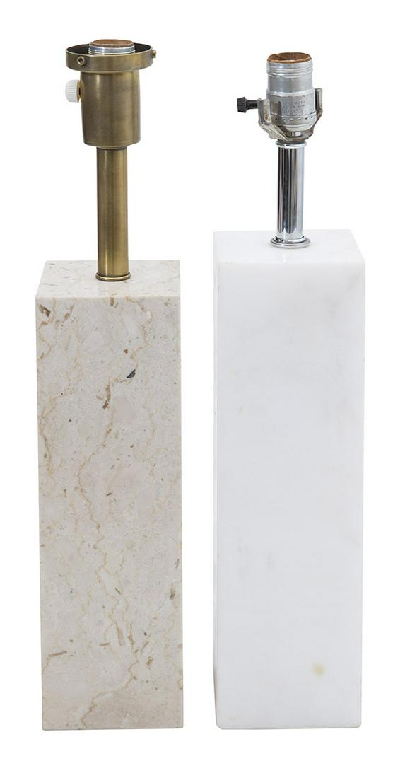 Mid Century Marble Lamps (1 of 7)