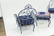 French Iron Chairs & Ottoman - 13