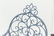 French Iron Chairs & Ottoman - 5