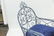 French Iron Chairs & Ottoman - 8