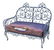 French Iron Settee
