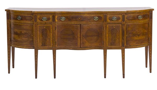 Rare & Outstanding Kentucky Double Serpentine Sideboard (1 of 20)