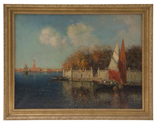 Nicholas Briganti (1861-1944) Oil (Mass, Italy) (1 of 11)