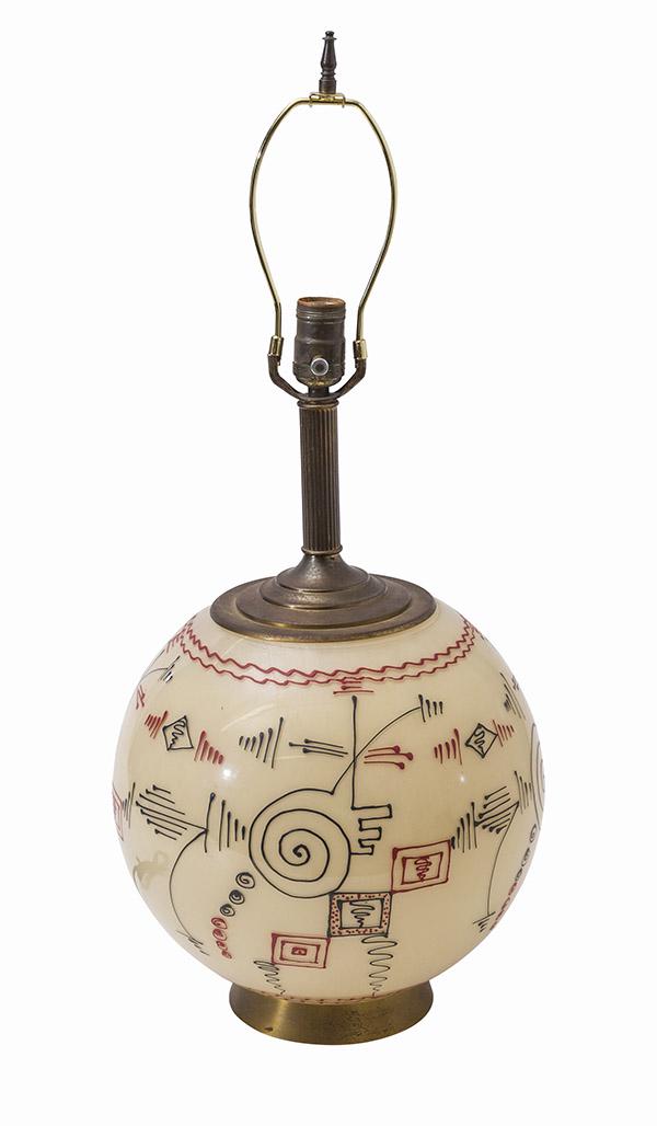 Boris Jean Lacroix (Attribution) Table Lamp (1 of 10)