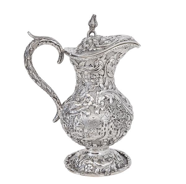 Rare Loring Andrews "Castle Pattern" Sterling Syrup (1 of 9)