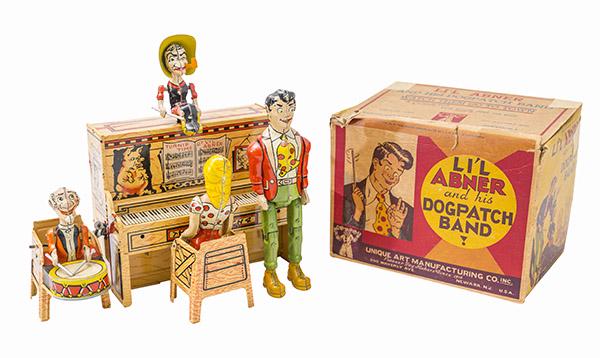 Unique Arts Little Abner Band Tin Toy with Original Box (1 of 7)