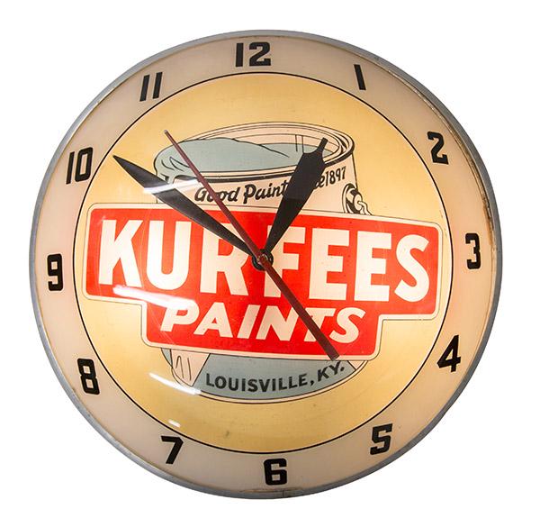 Rare Kurfees Paints Double Bubble Clock (1 of 10)
