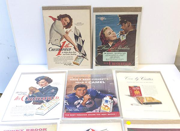 Cigarette Advertisement Posters (8 Total) (1 of 5)
