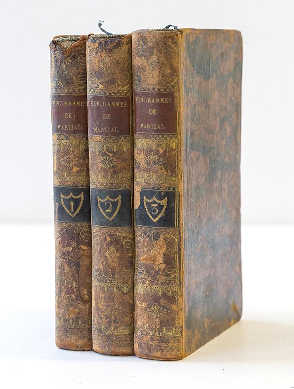 Three Volume Leather: Epigrammes, M. Val. Martial