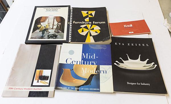 Mid Century Books, Catalogue Furniture, Knoll, 20th: Mid Century Books, Catalogue Furniture, Knoll, 20th Century Furniture, Forum, Eva Zeisel Intercors , Six total