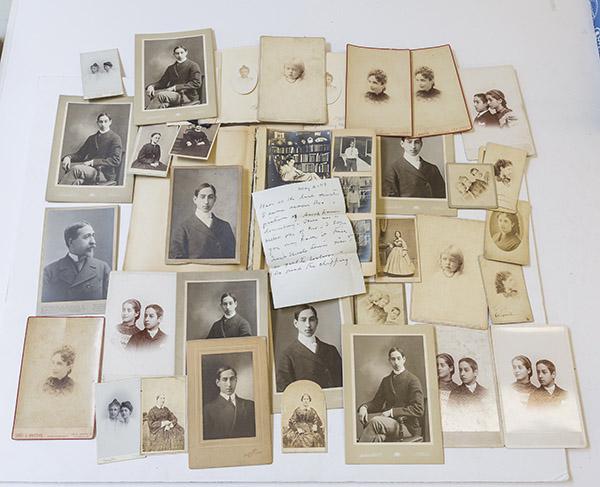 Box Photos, Cabinet Cards, of Family (1 of 6)