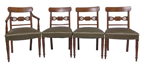 19th Century Empire Dining Chairs (1 of 11)
