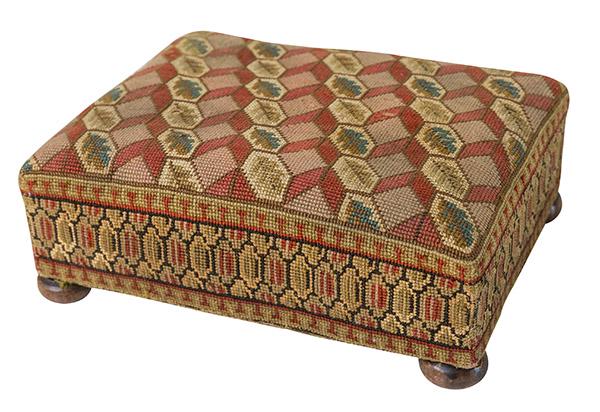 Centinial Needlepoint Footstool (1 of 5)