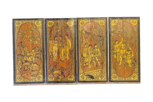 Chinese Figural Panels (1 of 6)