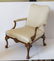 Pair of Carved Chippendale Lounge Chairs 20th Century - 2