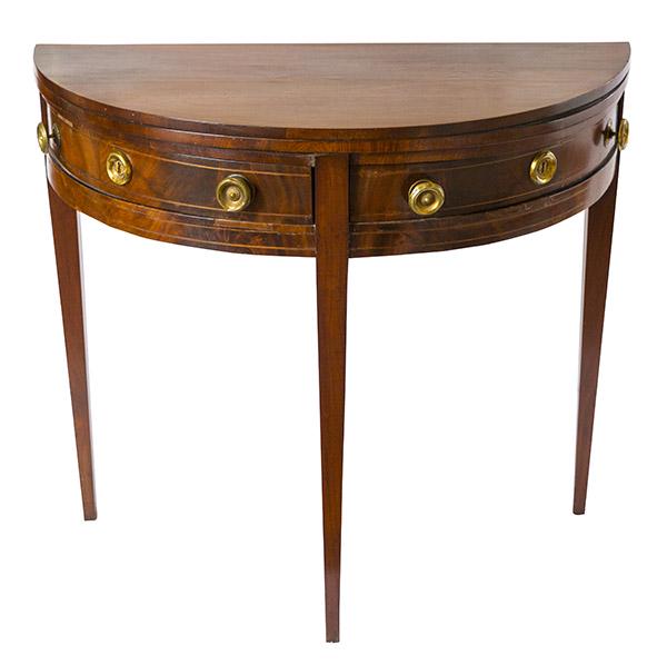 Henderson Kentucky Demi Lune Flip Top Table (1 of 20)