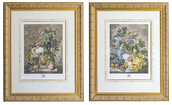 Jan Van Huysum "A Flower Piece" Mezzotint Engravings (1 of 14)