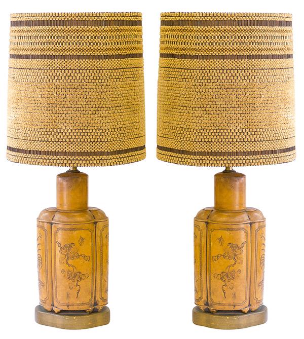 Fredrick Cooper leather table lamps (1 of 7)