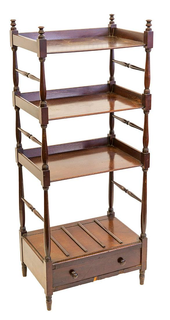 19th Century Mahogany Etagere (1 of 16)