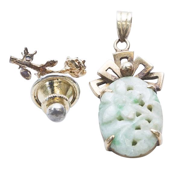 14k & Jade Miniature Picture Frame Plus (1 of 6)