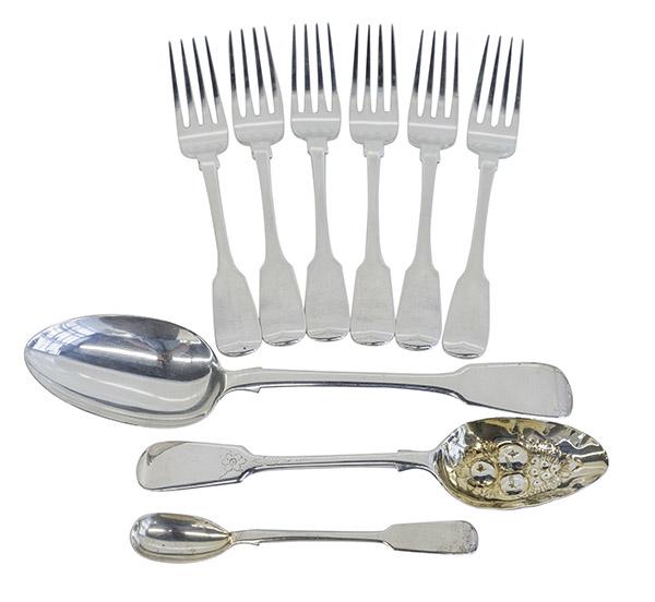 Edinburgh Sterling Salad Forks Plus (1 of 5)