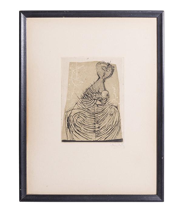 Johnny Friedlaender (1912-1992) Etching (France, (1 of 5)