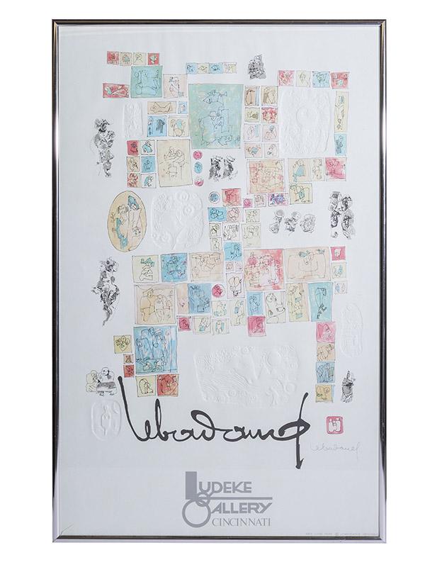 Hoi Lebadang (1921-2015) Embossed Lithograph (Vietnam) (1 of 9)