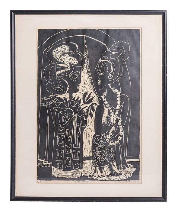 Evelyn Marx (1901-1996) Lithograph (Cincinnati) (1 of 6)