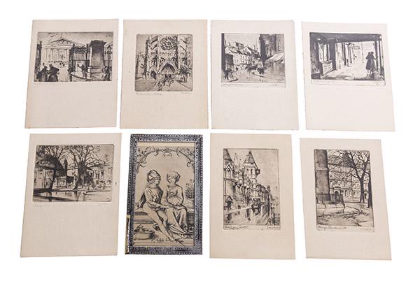 London Engravings and Bacholt Engraving (1 of 9)