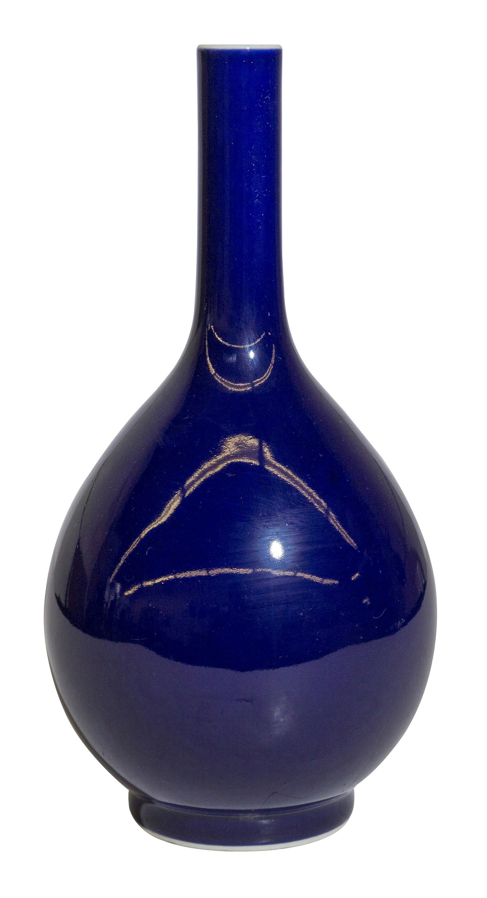 Chinese Cobalt Blue Bud Vase (1 of 4)