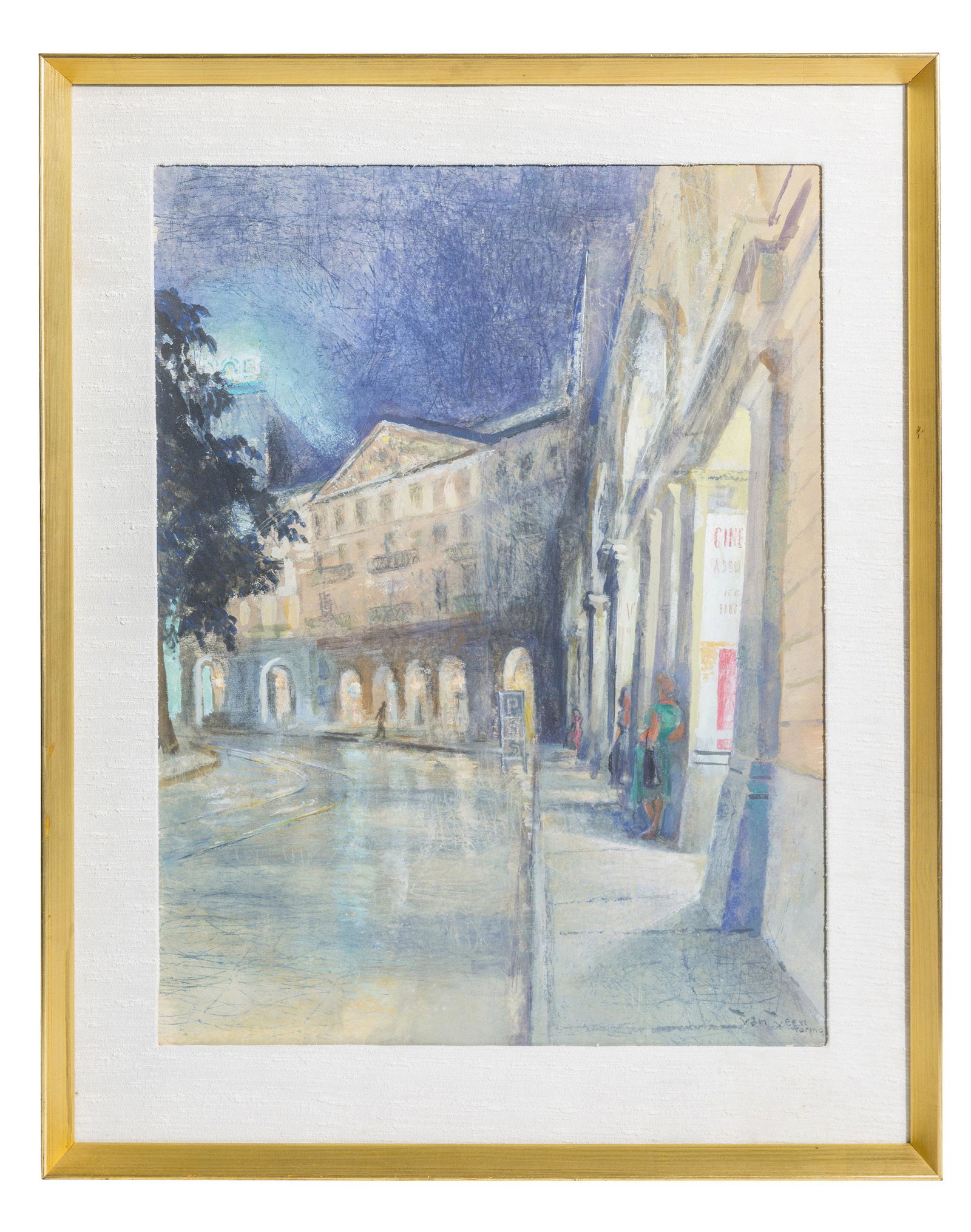 Stuyvesant Van Veen (1910 - 1987) Watercolor (New York) (1 of 6)