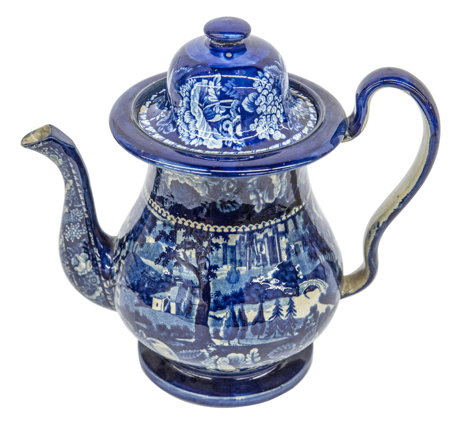 J. Hall & Sons Large "Castle Toward" Tea Pot (1 of 8)