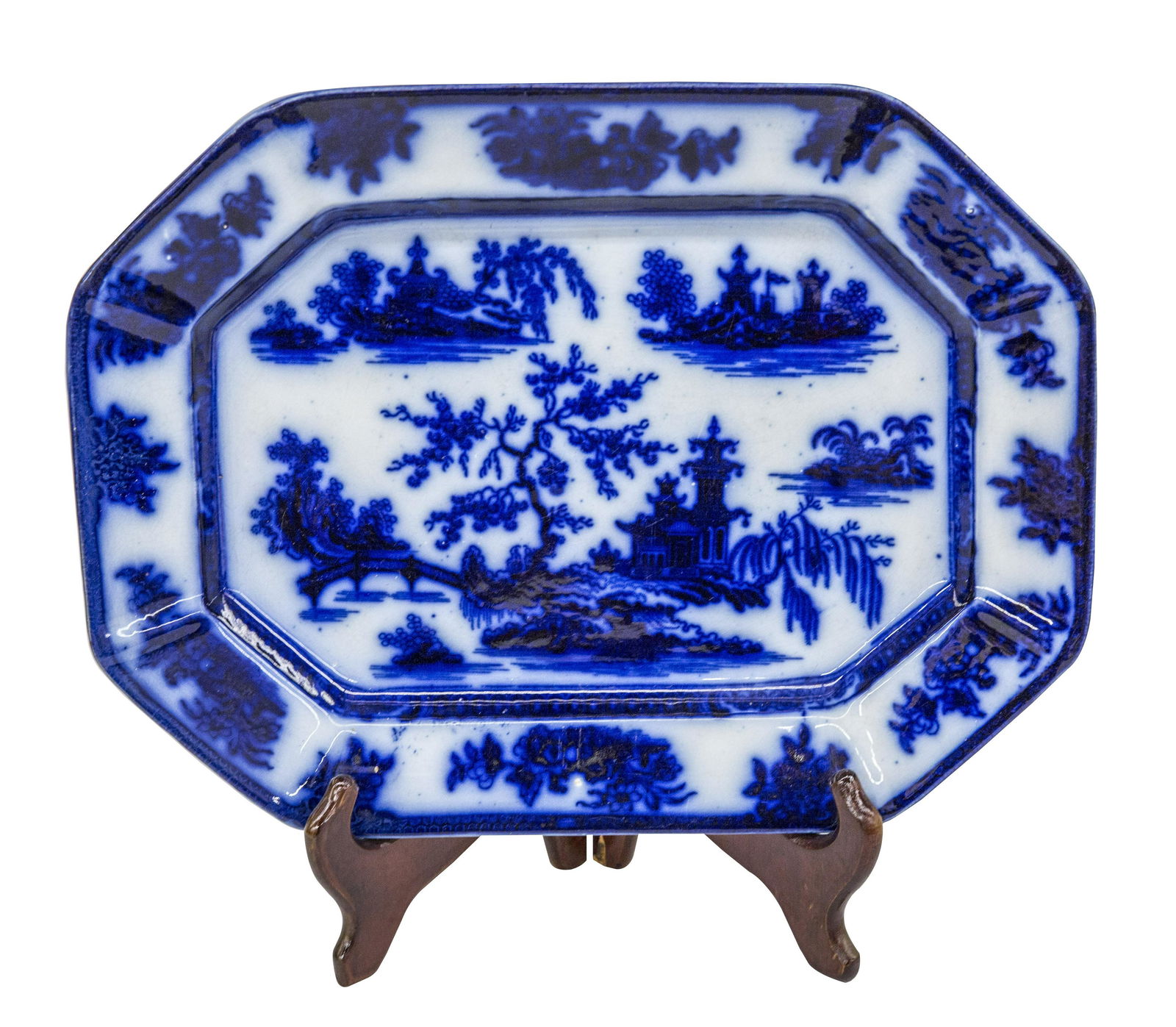 Historic Flow Blue Platter (1 of 6)
