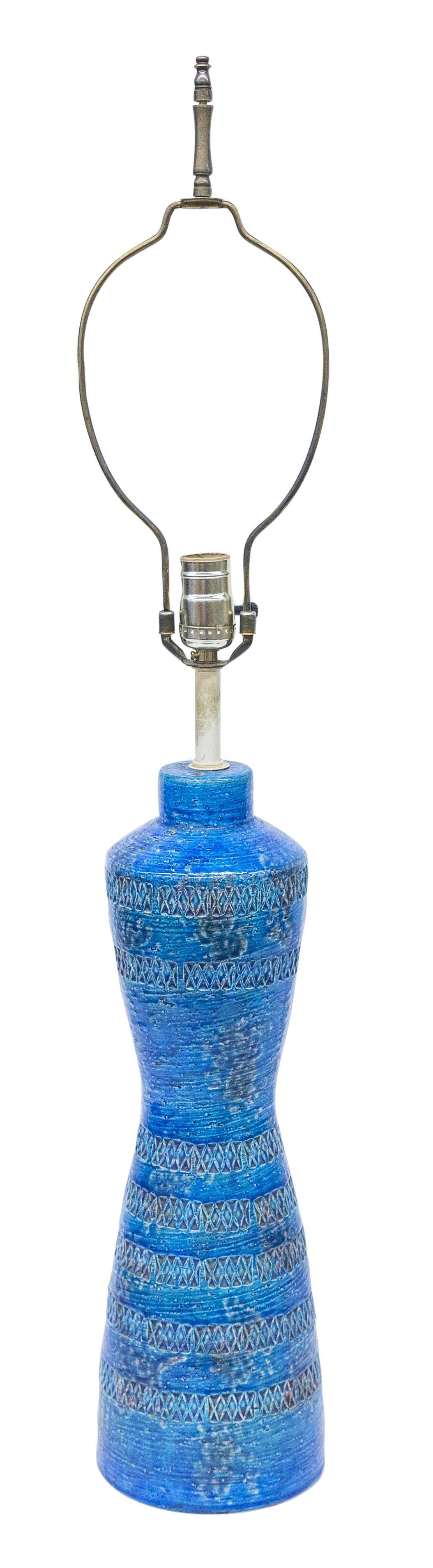 Aldo Londi Bitossi Rimini Blue Table Lamp (1 of 9)