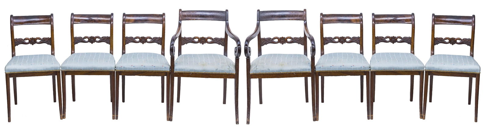 Mahogany Empire Dining Chairs (1 of 9)
