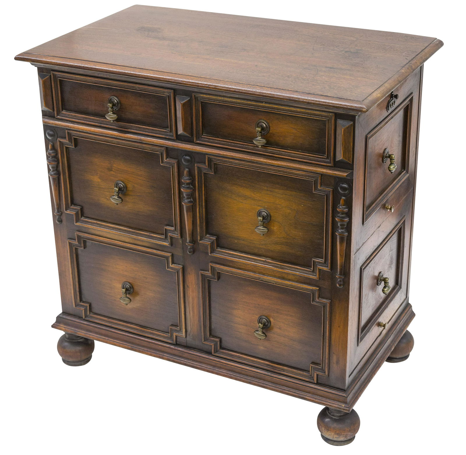 Kittinger William & Mary Style File Commode (1 of 8)