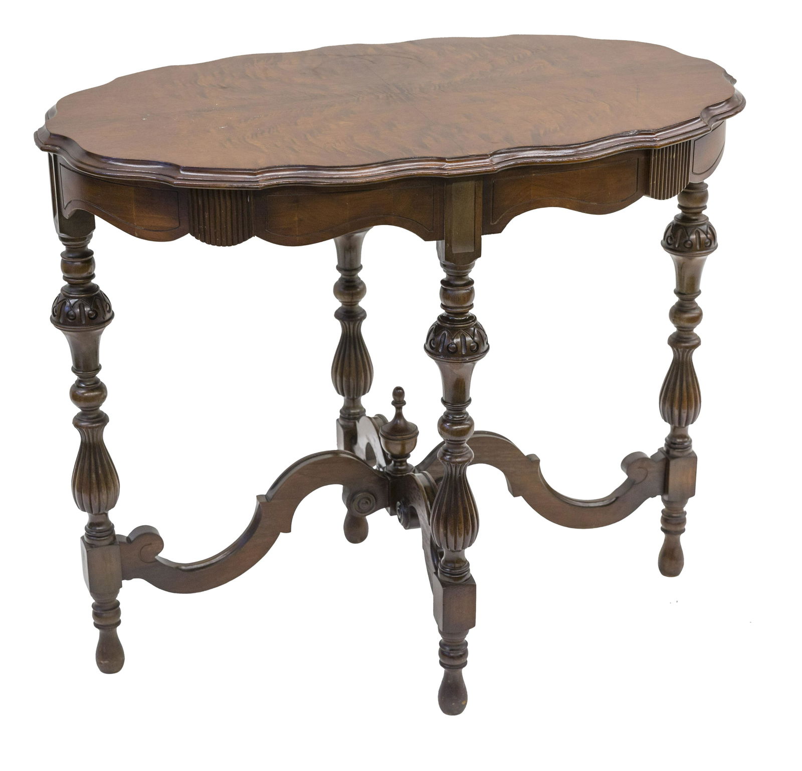 Burl Walnut Top Parlor/ Radio Table (1 of 13)