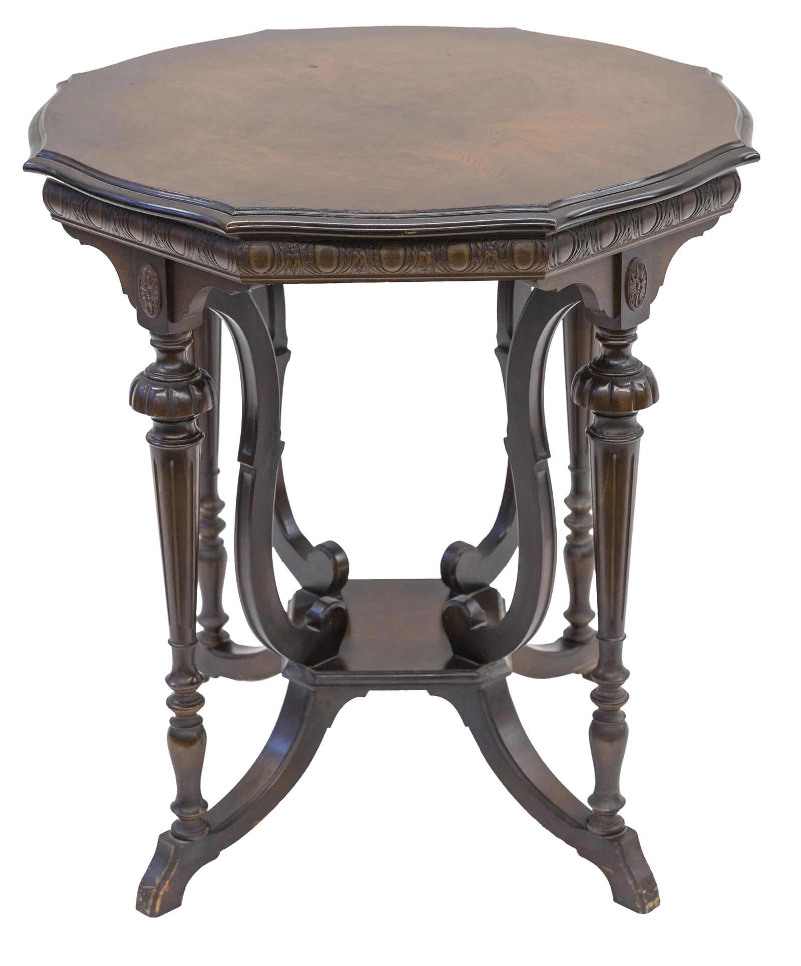 Jacobean Style Walnut Parlor Table (1 of 14)