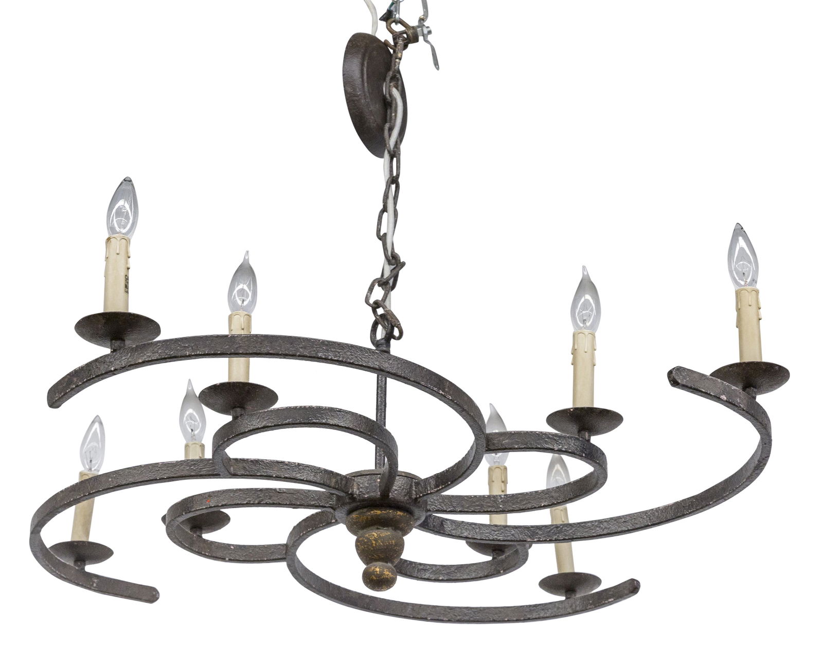 Primitive Style Eight Brance Chandelier (1 of 7)