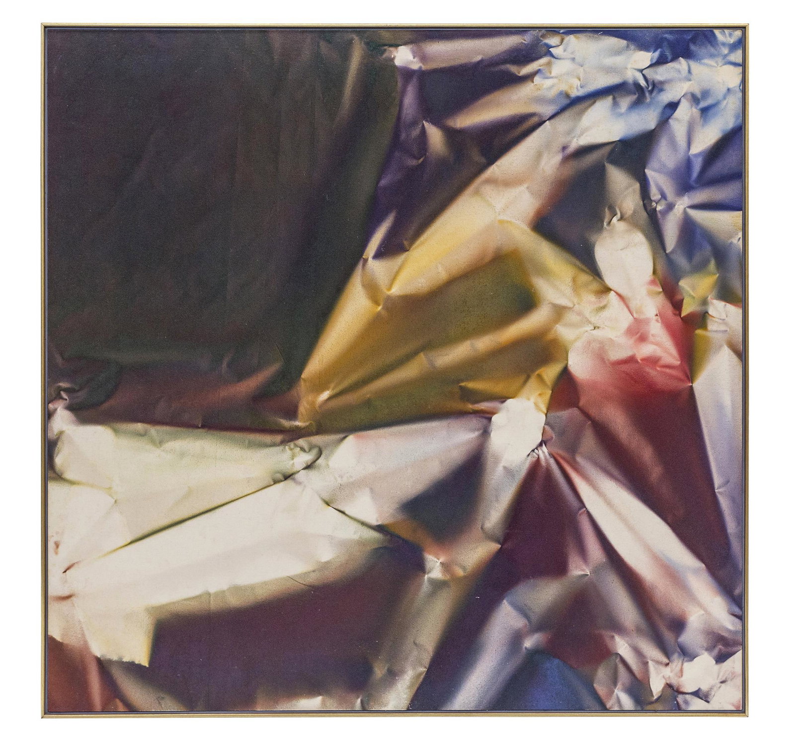 Kenneth Showell (1939-1997) Acrylic (New York): Acrylic on canvas, untitled, signed and dated to verso 1965. Signed and dated to verso 1965. Sight 65 x 65, frame 65 1/2 x 65 1/2