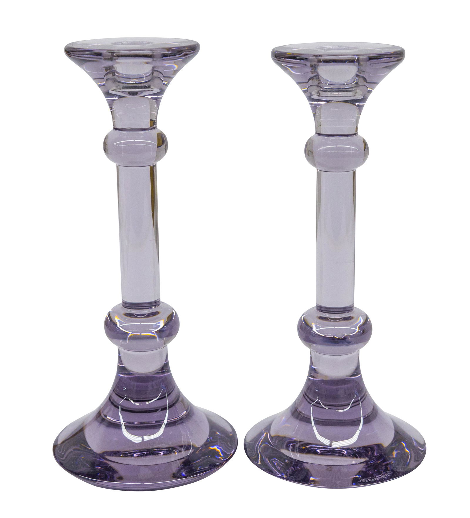Val St. Lambert Candlesticks (1 of 6)