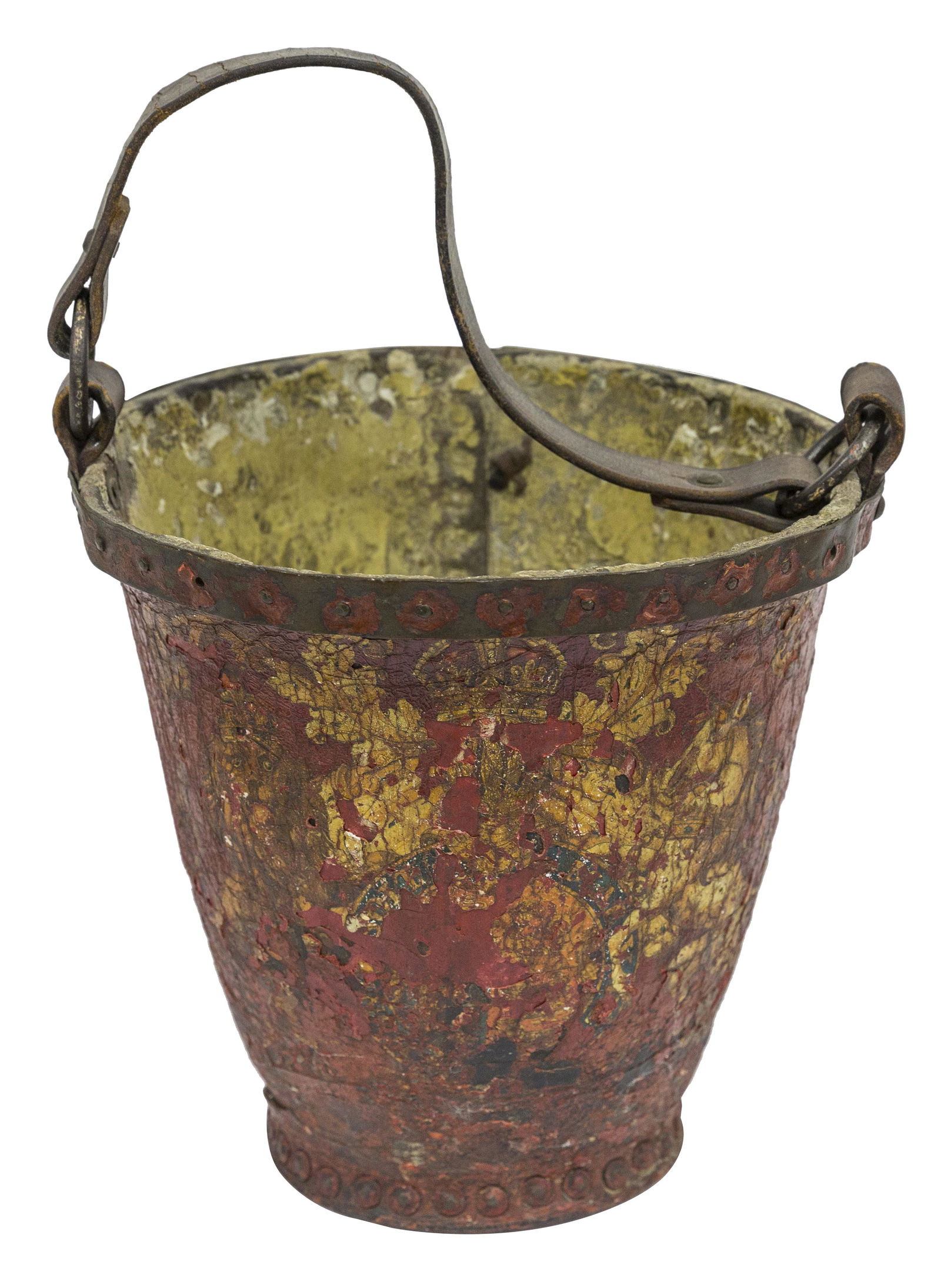 Antique Leather Fire Bucket (1 of 10)