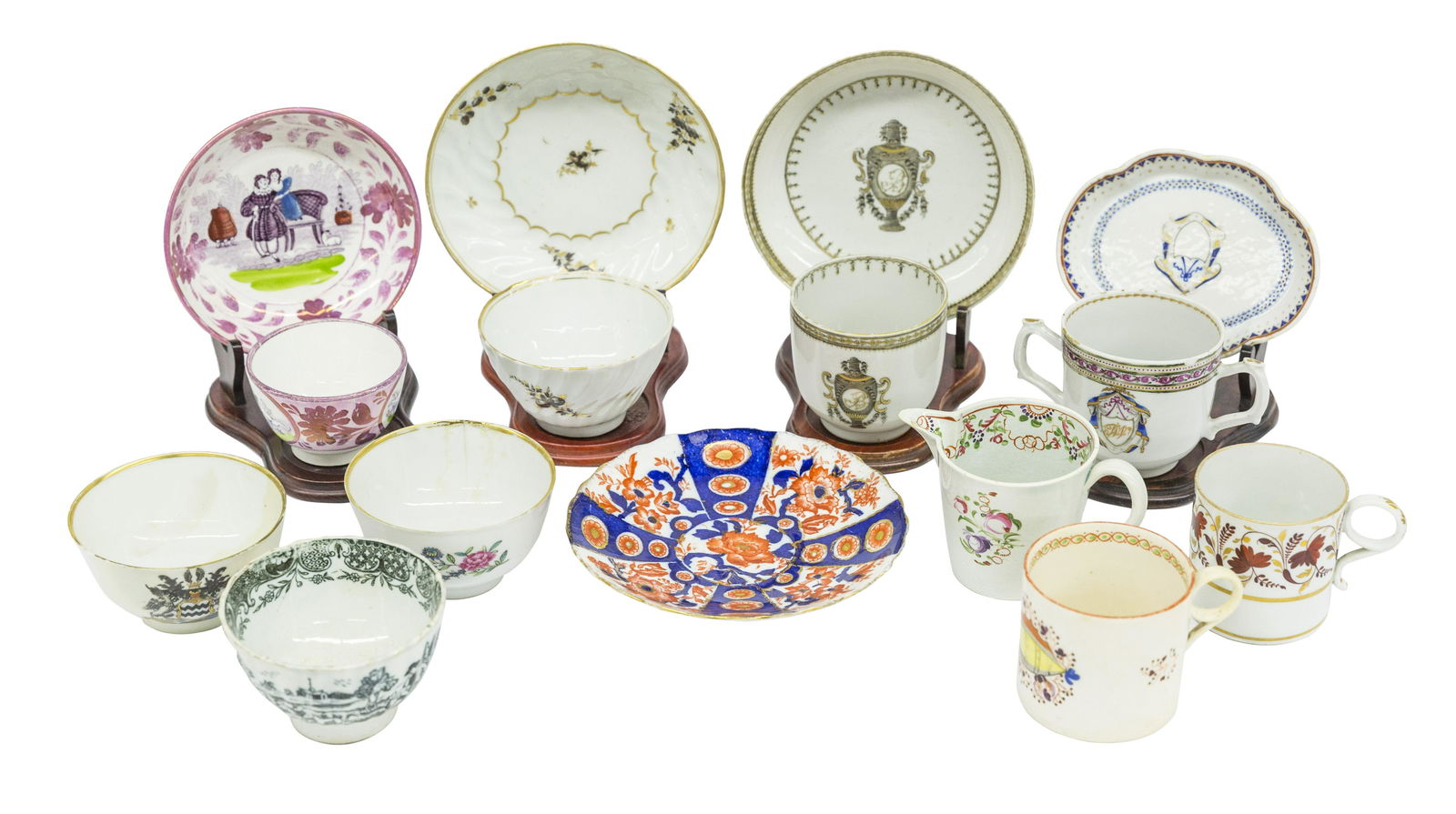 Assembled 19th Century Porcelain Group (1 of 9)