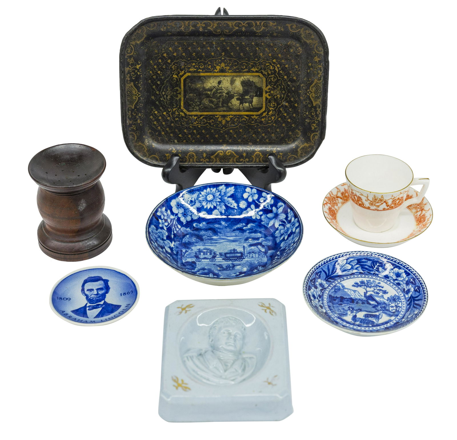 Toal Tray, Assembled Porcelain & Treenware Box (1 of 7)