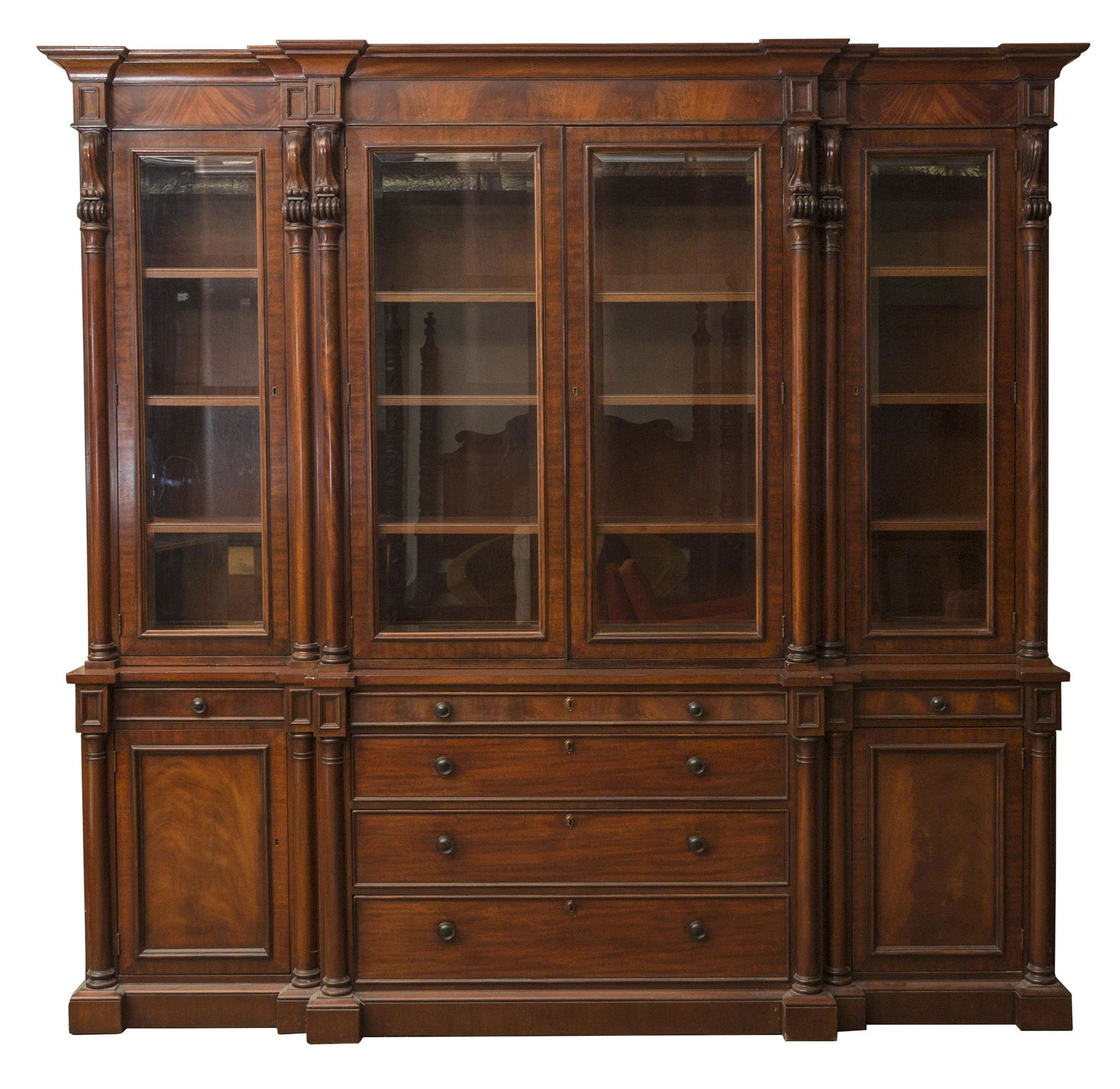 Ralph Lauren Safari Mahogany Breakfront (1 of 18)