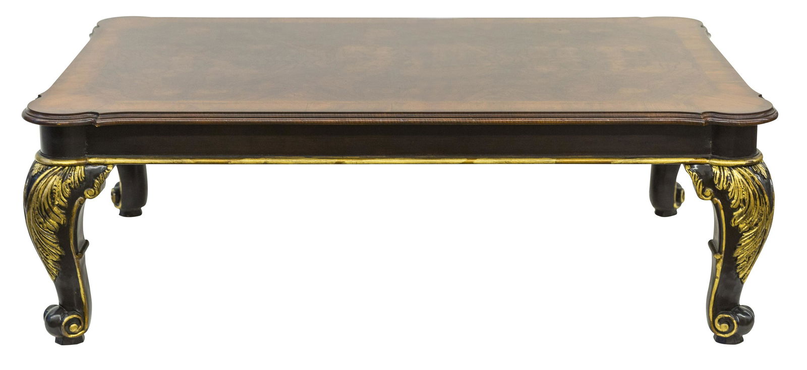 Henredon Rectangular Scalloped Top Coffee Table (1 of 11)