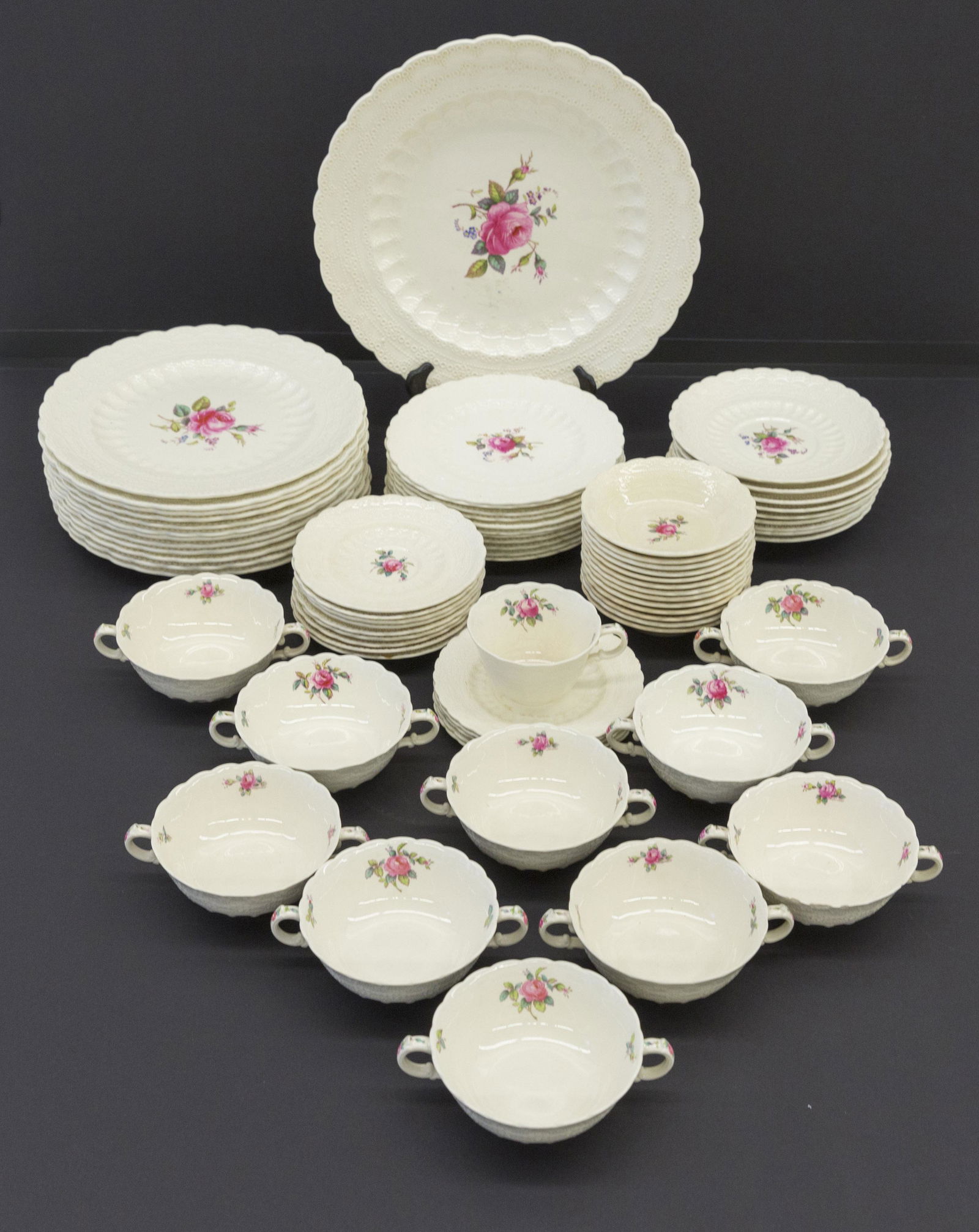 Spode "Billingsley Rose" China Service (1 of 10)