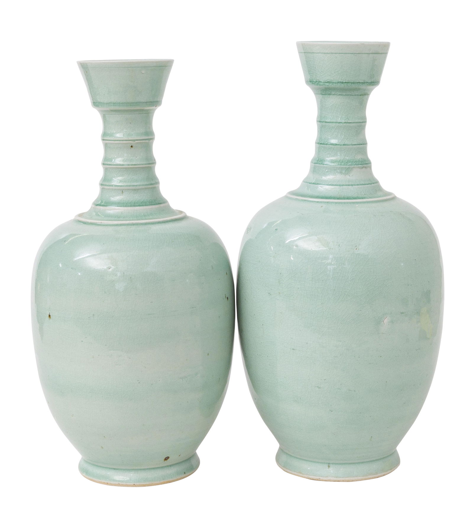 Pair of Chinese Celadon Vases (1 of 6)